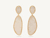LUNARIA ALTA 
Convertible gold chandelier earrings with diamonds