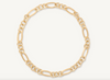 JAIPUR LINK NEW  Collana a maglie ovali con elementi circolari in oro lucido