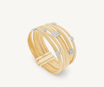 MASAI  Five-strand diamond pavé bracelet