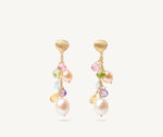 PARADISE  Orecchini con perle e gemme multicolore